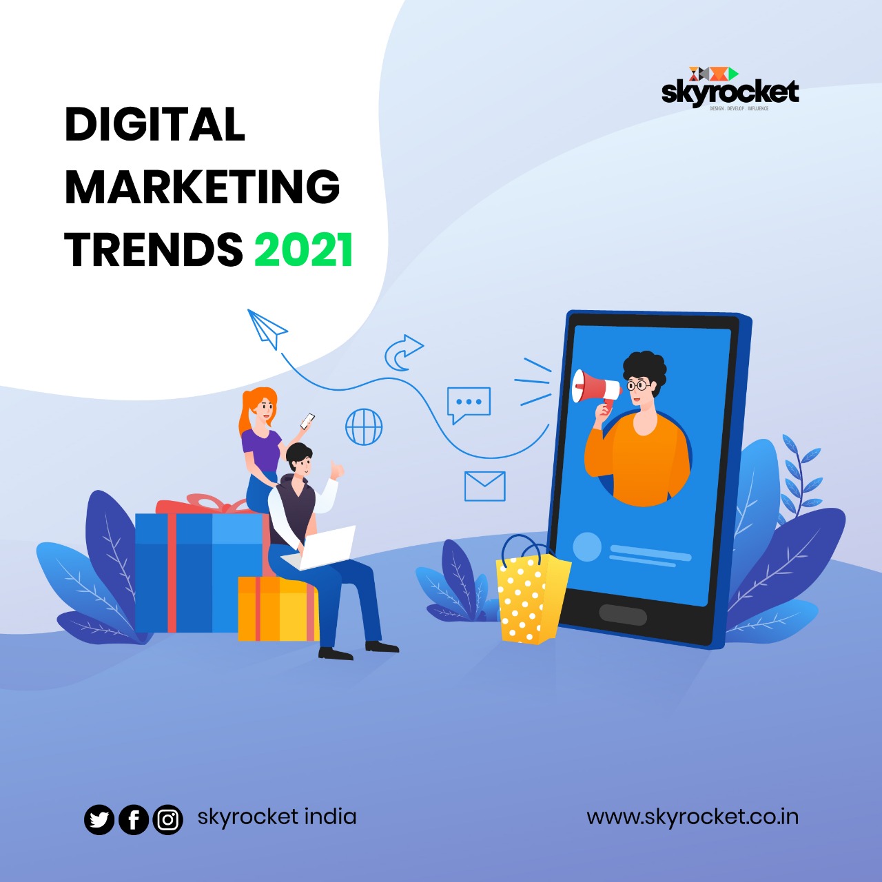 Endorsed digital marketing trends to skyrocket your business in 2021!